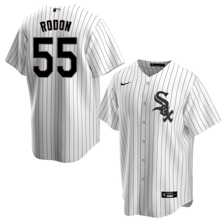 Nike Men #55 Carlos Rodon Chicago White Sox Baseball Jerseys Sale-Pinstripe